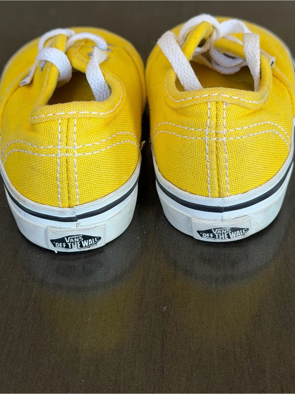 VANS Yellow Canvas Baby Sneakers Laces Low Top Unisex Baby & Toddler Casual SZ 5 - Picture 8 of 8